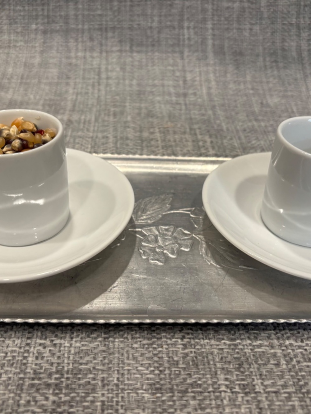 espresso cup and saucer pouring 1:1 practical life lesson by idlewild montessori